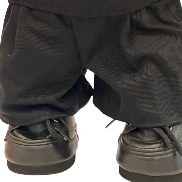 Build A Bear Bride and Groom Workshop Outfit Veil Black Shoes Plush Dress Up - Picture 9 of 16